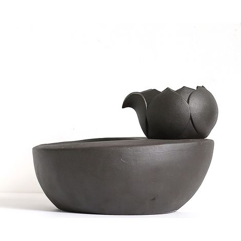 Fontaine À Eau Pour Chat - Céramique Sans BPA - Filtration Au Charbon Actif - Capacité 1,3 L - Silencieuse 45 dB (1/5)