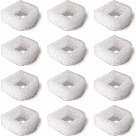 Accessorio filtro in schiuma di ricambio (confezione da 12) per fontanella per animali domestici, cani e gatti - Compatibile con fontanelle in ceramica e fontanelle in acciaio Drinkwell 360 (1/4)