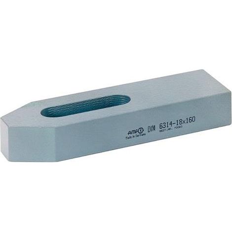 Spanneisen DIN 6314 flach Gr 33 x 250 Vergütungsstahl lackiert (1/4)