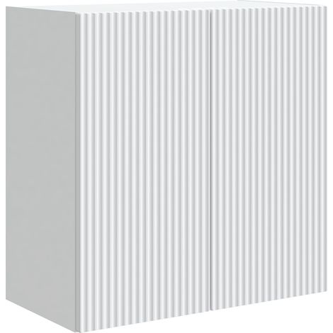 Mobiletto a muro Bianco 59 x 31 x 60 cm Legno ingegnerizzato vidaXL