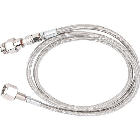 Ortviai Tuyau Haute Pression CO2 1,8 m pour Sodastream – Raccord Direct W21,8-14 en Acier Inoxydable (1/3)