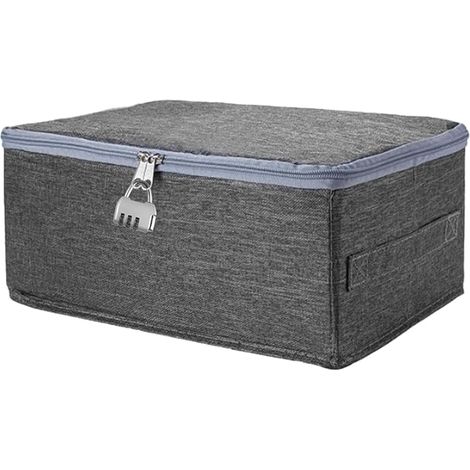 30 x 20 x 14cm Boîte de Rangement Verrouillable (1/5)