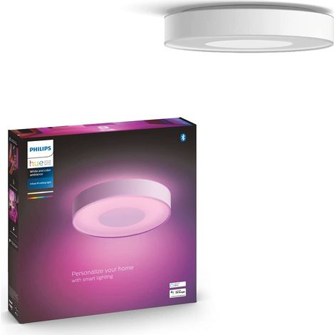Philips Hue Infuse Plafonnier rond ø38cm (Blanc) Lumière blanche et colorée - White and Color Ambiance (1/6)
