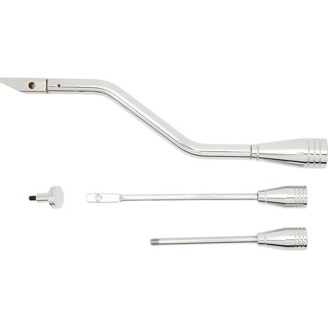 Levier de changement de vitesse, clignotant, Kit d'inclinaison, acier inoxydable chromé, polissage, antirouille, haute résistance (1/5)