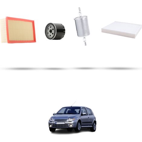 Kit tagliando 4 filtri compatibile con Renault Clio II 1.6 66kw Dal 1998 (1/5)