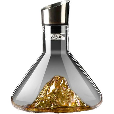 Carafe à vin, carafe à vin transparente avec aérateur, Jinshan (voir photo) (1/5)