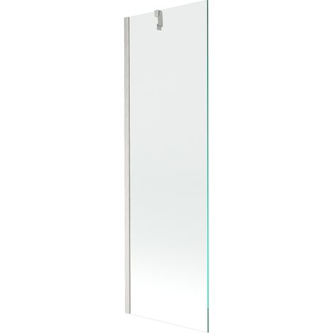 Mexen Next pare-douche de baignoire 1 volet 60 x 150 cm, transparent, nickel brossé - 895-060-000-00-00-97
