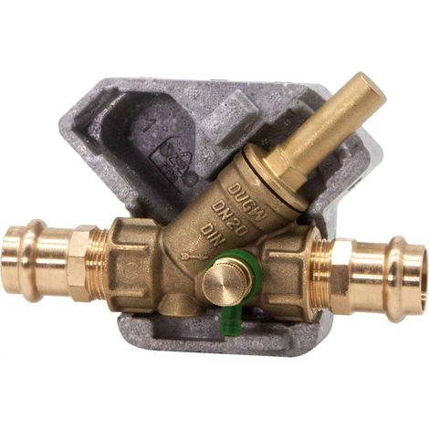Reverseur de flux JS, avec raccord de pression de vidange, avec clapet, DN20, PN22, DVGW (1/3)