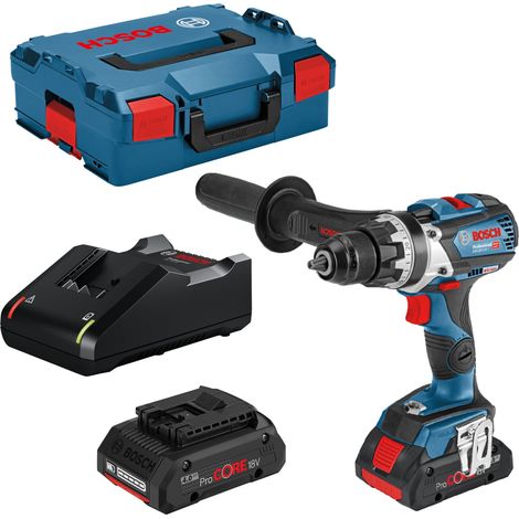 Trapano avvitatore brushless 18V BOSCH GSR 18V-110C - 2 batterie Pro-core 4Ah + caricabatterie + valigetta L-boxx - 06019G010A (1/5)