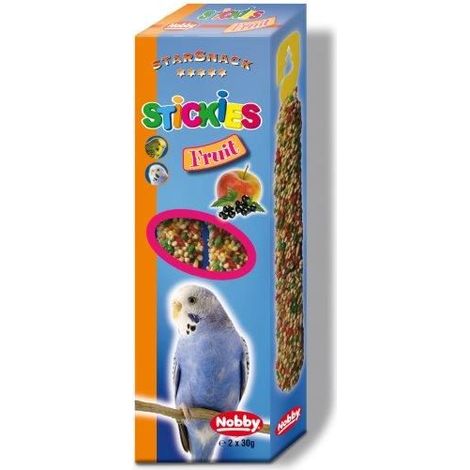 Nobby Stickies Sittich Frucht 2 x 30 g Vogelfutter