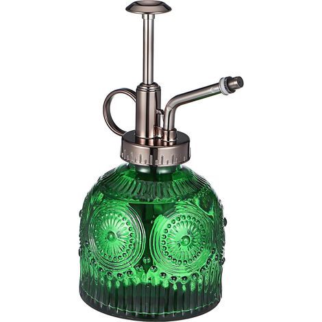 Pflanzenbewässerungssprüher aus Grünem Glas mit 400ml (1/5)