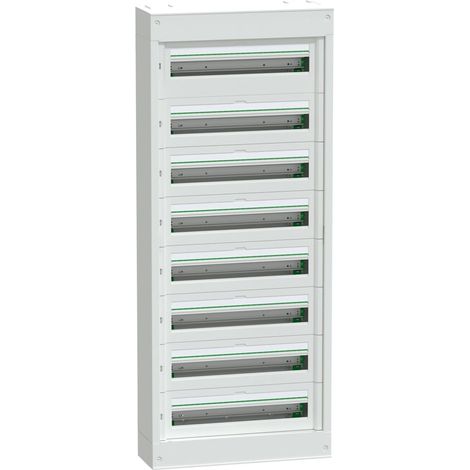 PrismaSeT S - coffret saillie plastique & métal 8 rangées 24 modules - LVSST824 (1/2)