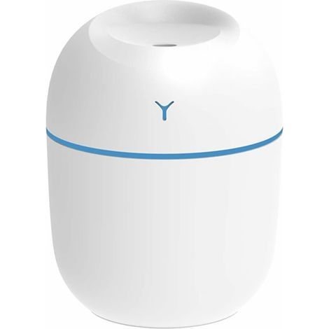 Humidificateur dair, Andoer 220ml humidificateur dair Silencieux, humidificateur dair bebe avec Veilleuse USB Humidificateur sans eau Humidificateur Automatique pour la Voyage Bureau Chambre (1/5)