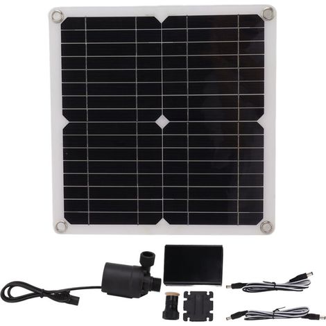 12V 22W Solar-Wasserpumpen-Set mit 100W Panel für Springbrunnen und Gartenbewässerung