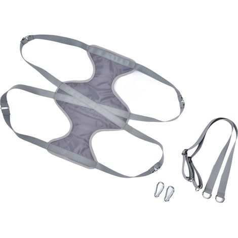 Hamac de toilettage respirant et doux, taille M, sac de contention pour chiens et chats, coupe-ongles, bain, nettoyage des dents et des oreilles, gris (1/5)