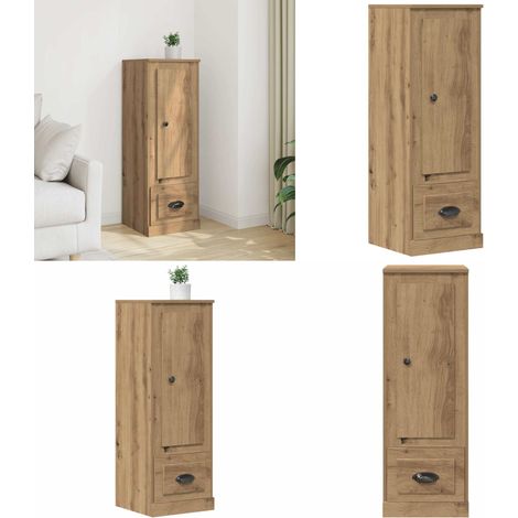 vidaXL Highboard Artisan-Eiche 36x35,5x103,5 cm Holzwerkstoff (1/5)