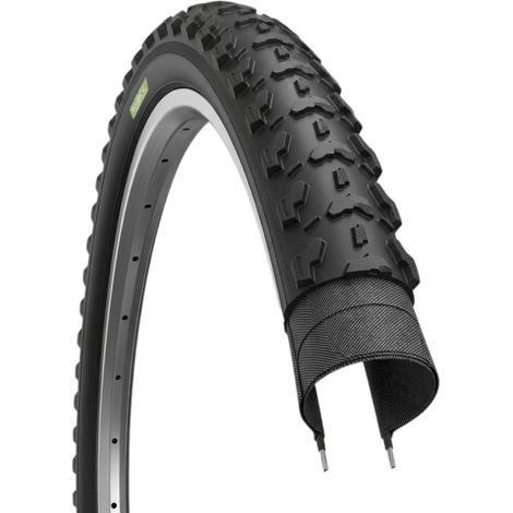 1 COPERTONE MTB 26x1.95 (53-559) PNEUMATICO IN GOMMA PER BICICLETTA MOUNTAIN BIKE BICI MTB NERO TASSELLATO DA 26” (1/4)