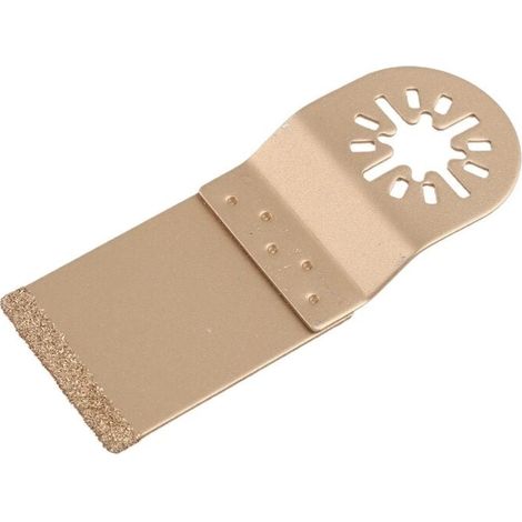 1 lame oscillante, diamantée, carbure cémenté, pour joints carrelage et béton, usage professionnel (1/5)