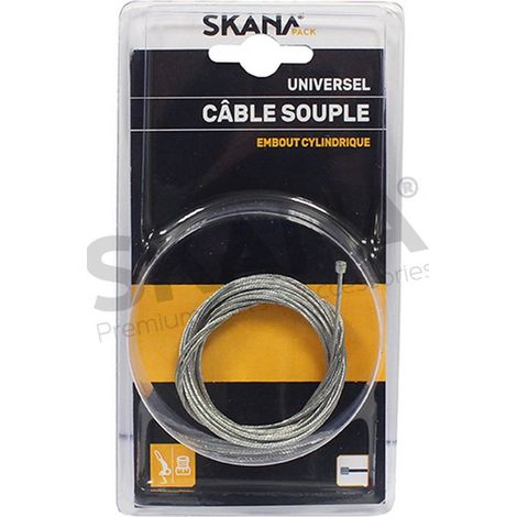 Cavo flessibile ø: 1,2 mm con terminale cilindrico 3,5 x 3 mm. Lunghezza: 2,5 m.