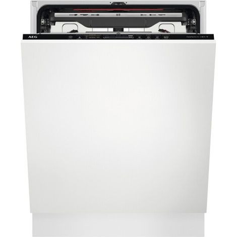 AEG – Lave-vaisselle encastrable 60 cm 14 couverts – Classe énergétique C – 39 dB – Technologie AirDry – Commande Quick Select – Bras Satellite (1/5)