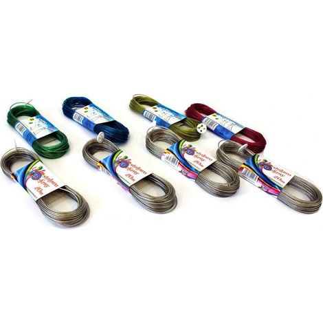 CUERDA DE ACERO PARA ROPA 2MM 30M - SZ-BZW 30