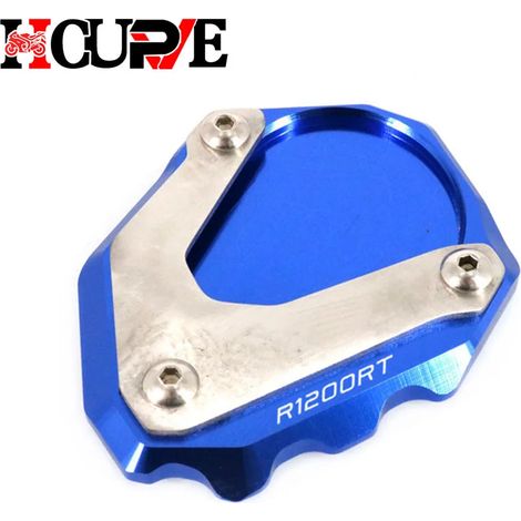 (Bleu) Béquille latérale CNC pour moto, extension de béquille compatible avec BMW R1200RT (2004-2013) maxpower (1/4)