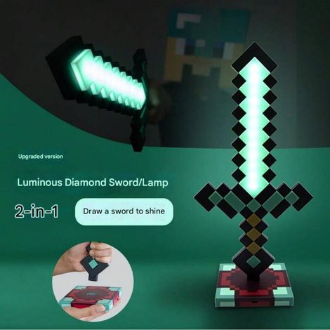 Veilleuse épée de diamant, ornement changeant de couleur, épée (1/5)