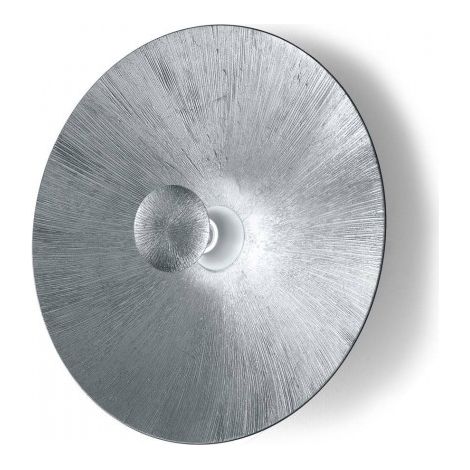 Kolarz MOON - Applique Murale Lifestyle Verre Extra Large Mat - Fini Argenté Soleil, 1x E27 (1/5)