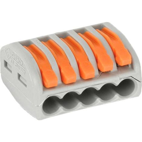 MORSETTIERA 5 CONNESSIONI 4MM