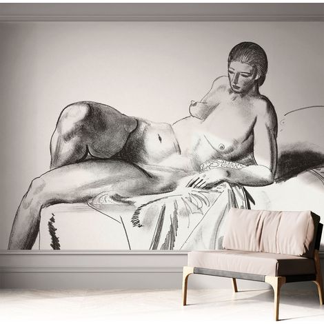 Fotomurale adesivo - murale da parete - Carta da parati autoadesiva - design parete moderno - Nudo artistico 312x219 cm (1/5)