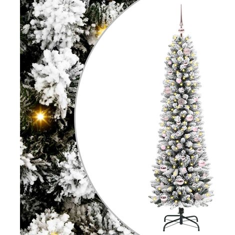 Árbol de Navidad artificial 150 cm PVC, Metal y Plástico vidaXL