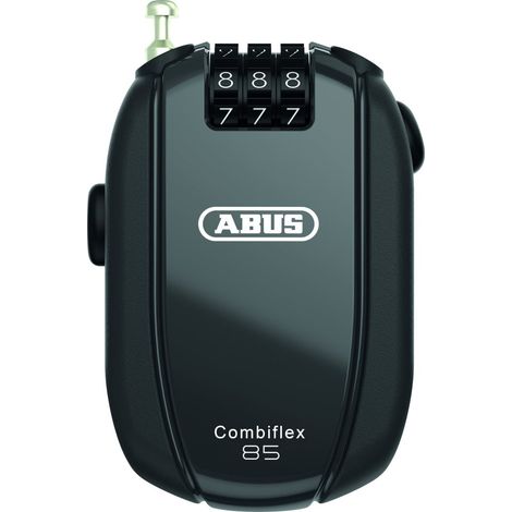 Abus Kabelschloss Combiflex 85 Break Roll-Back 85 cm x Ø 15 mm schwarz Kabelschloss
