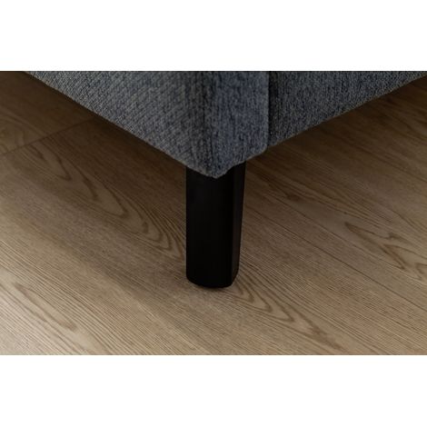 Meise Möbel Stauraumbett Frieda 160x200 cm Bettkasten & Lattenrost Webstoff Ocean Holzfuß schwarz (1/5)
