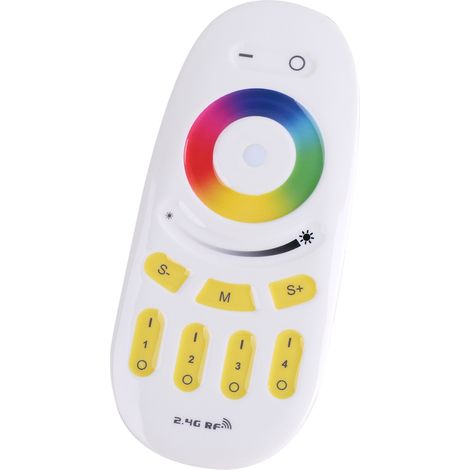 Télécommande sans fil Milight 2.4G à écran tactile 4 zones pour ampoules RGBW (1/5)