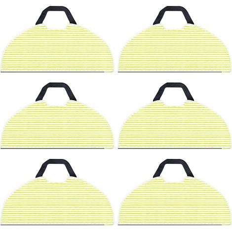 Pack of 6 replacement cleaning cloths for Shark RV2610WA AV2610WA AI Ultra 2-in-1 robot vacuum cleaner, microfiber mop cloths for Shark AI Ultra accessories