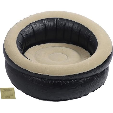 Divano gonfiabile, poltrona ergonomica e morbida, seduta lounge portatile a gonfiaggio rapido per soggiorno e campeggio. (1/5)