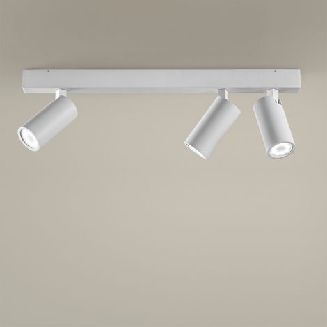 LEDS C4 Simply 3 corps Spot 4 Light Bar Blanc GU10 7W