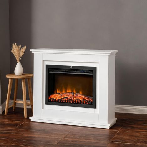 Cheminée électrique bianco 98 x 27,5 x 80 cm (1/5)