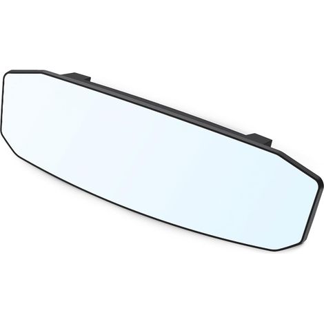 Rétroviseur intérieur de voiture - Grand angle - Clip sur rétroviseur de voiture - Rétroviseur anti-éblouissement - Miroir panoramique plat pour éliminer l'angle mort - Efficace pour les voitures (1/5)