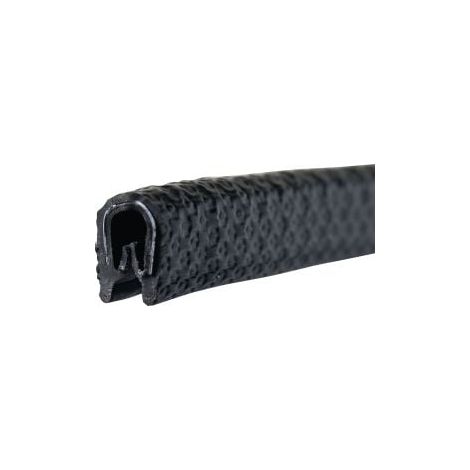 Protector  de  cantos  abrazadera  1-2mm  L.100m  An.6,5mm  Al.9,5mm  negro  TECWERK (1/2)