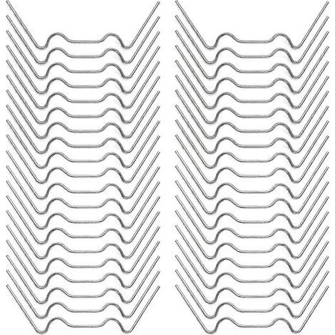 Clips de fixation pour vitrage de serre, pinces à verre en acier inoxydable type W, clips de serre type W, clips de montage pour serre, pinces de fixation pour vitrage de serre, Gre (1/5)