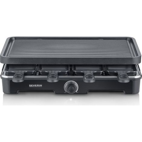 Severin RG9670 macchina per raclette nera 1400 W per 8 persone