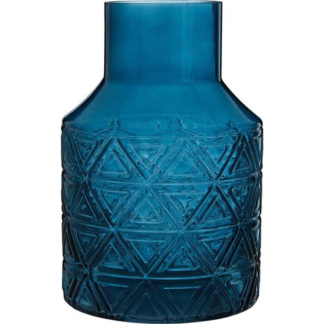 Premier Housewares Complements Dakota Blue Glass Vase (1/3)