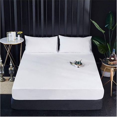Protège-matelas, housse de matelas imperméable, surmatelas respirant, résistant aux déchirures, lavable, drap-housse ultra doux (1/5)