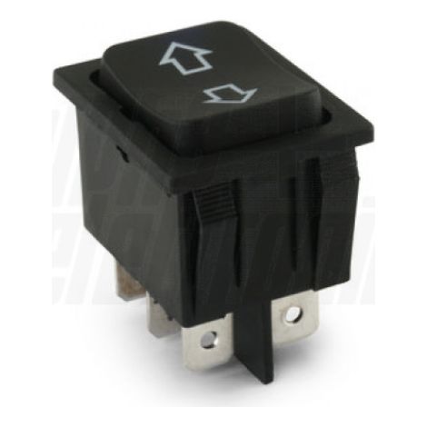Interruttore a bilanciere alpha elettronica 2p 15-20a nero - 320-013