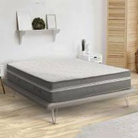 Dmora - Colchón doble Dastor, Colchón de Memory Foam y Micromuelles embolsados, 100% Made in Italy, Antiácaros e hipoalergénico, Cm 160x200h32 (1/5)