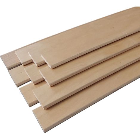 Federbuchenleiste 595 mm für Rahmenbett 10 Stk. (1/5)