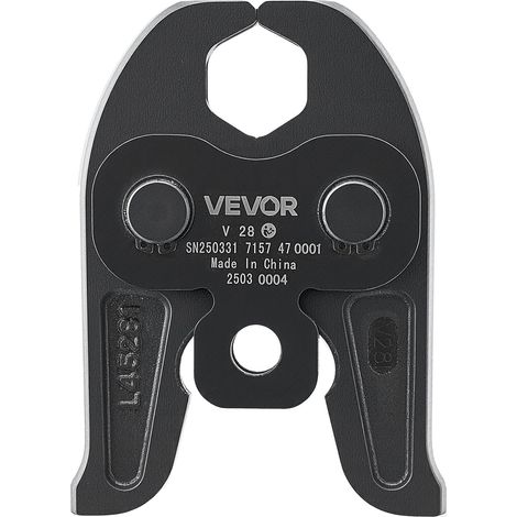 Mâchoire de Sertissage 28 mm Mâchoire à Sertir pour Tuyaux en Acier Inoxydable Type V, Mâchoires en Acier Cémenté de Haute Résistance, Compatibles avec Outils de 32NK Sertissage Électriques Standard (1/5)