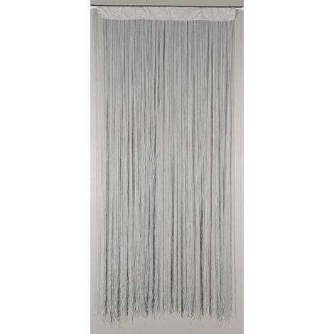 Rideau portière String gris 90 x200 cm gris