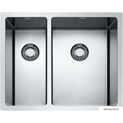 Naber Einbaubecken Corno Corno Piu PFU11 Edelstahl Becken rechts (1/3)